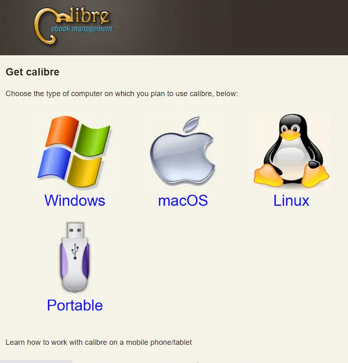 Formatele Kindle în calibre descarcare pe windows