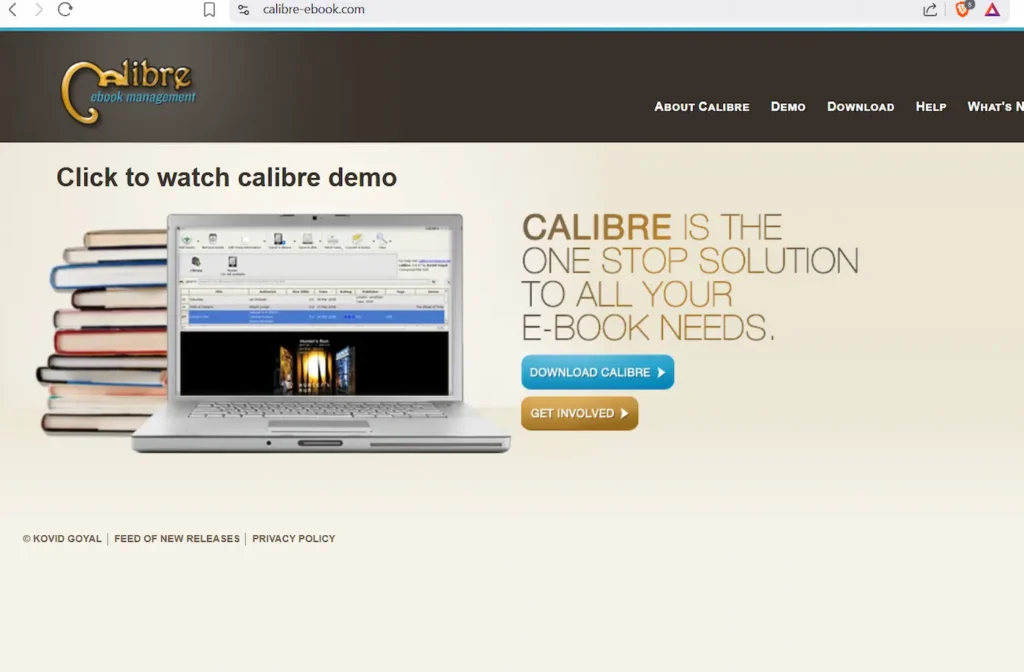 descarca programul Calibre pe Windows sau telefon.