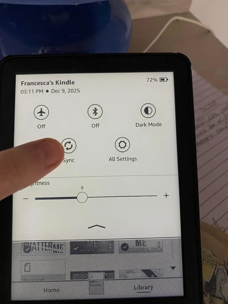 sincronizare carte EPUB pe kindle
