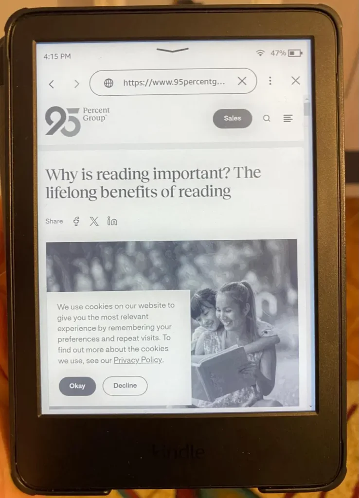 Article online on kindle 