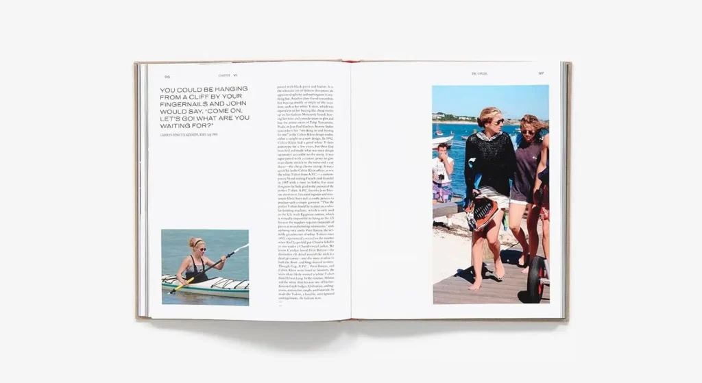 Carolyn Bessette Kennedy at the beach