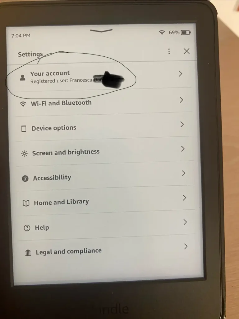 Email on Kindle