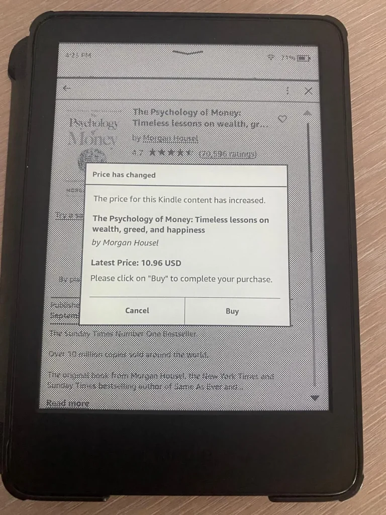 Buy boooks on kindle